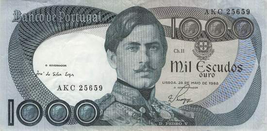 1000 Escudos 28.5.1968